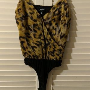 Leopard, camisole body suit